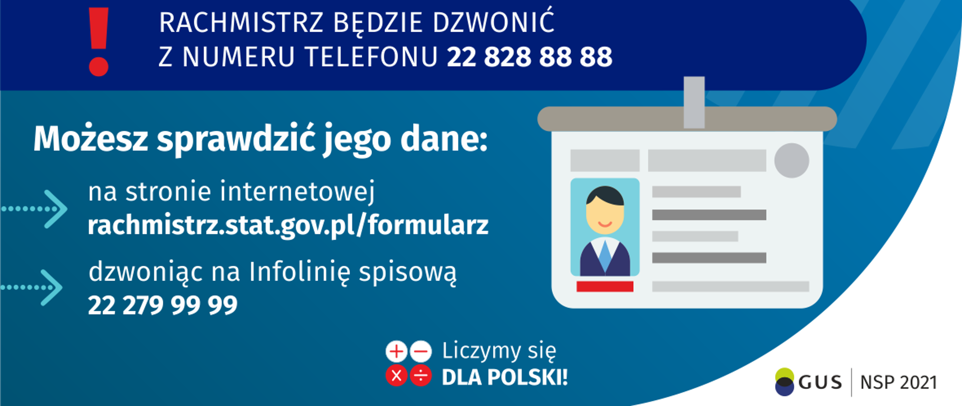 Sprawdź tożsamość rachmistrza spisowego - Gmina i Miasto Mordy - Portal  gov.pl