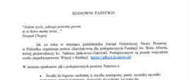 Pismo OSP Piekiełko