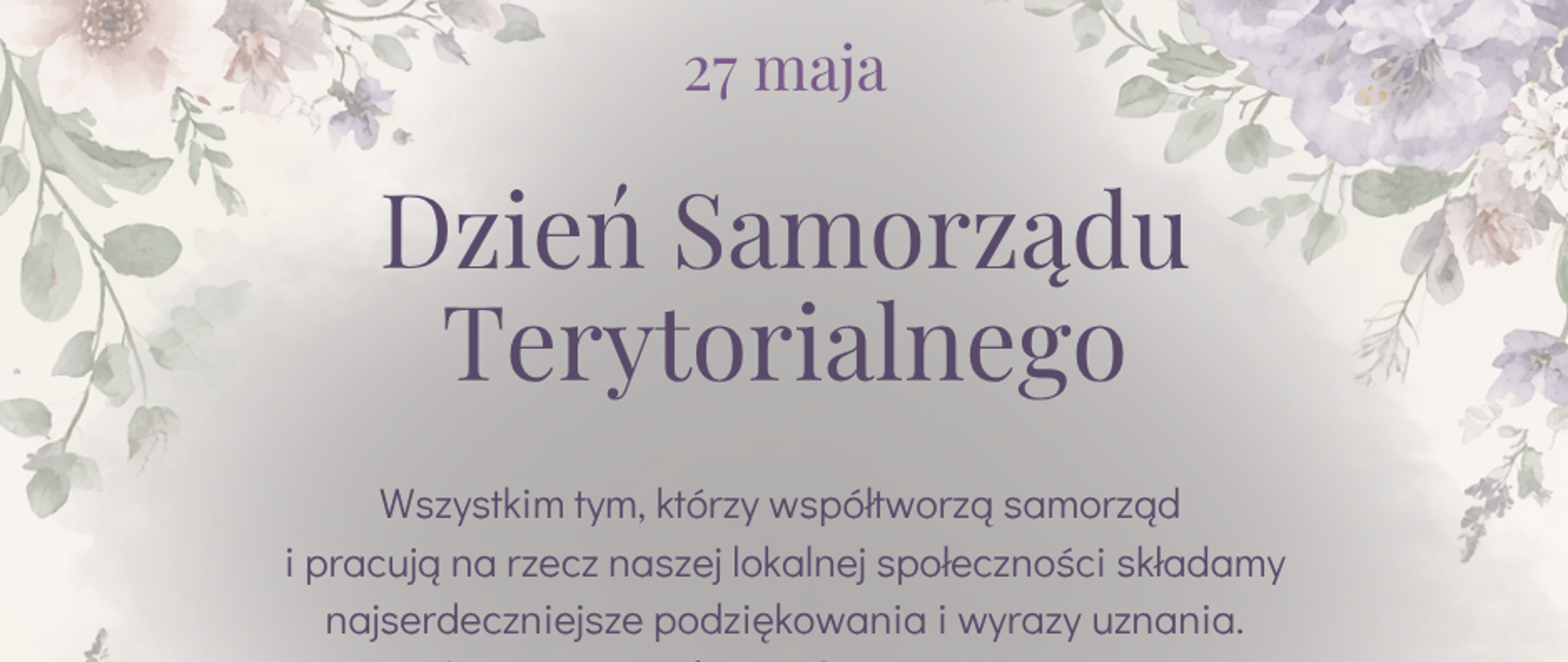 27 maja - Dzień Samorządu Terytorialnego