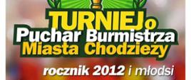 plakat Turniej o puchar burmistrza 
