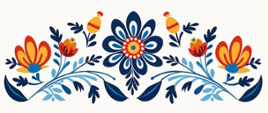 Zdjęcie przedstawia rysunek folklorystyczny