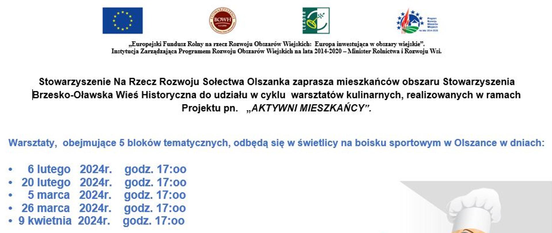 Zaproszenie do udziału w warsztatach z dietetykiem