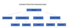 Schemat struktury organizacyjnej.