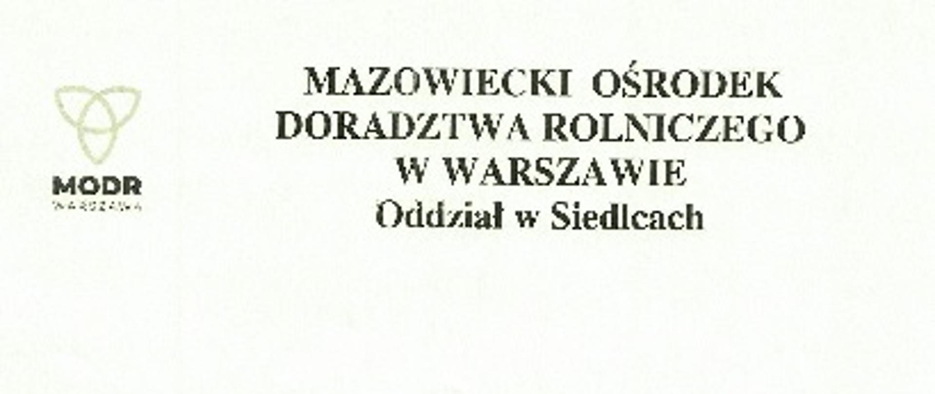 Mazowiecki Ośrodek Doradztwa Rolniczego w Warszawie Oddział w Siedlcach zaprasza na szkolenie w UG w Korczewie 29.03.2023 (środa) godz. 10.00 "Dopłaty bezpośrednie" organizator: K. Zieliński, wykładowca: Pracownik ARiMR