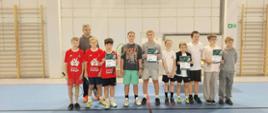 Nasi uczniowie podczas Mistrzostw Powiatu w Badmintonie klas IV-VI