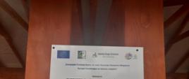 Utworzenie miejsca rekreacji i wypoczynku przy budynku świetlicy wiejskiej w miejscowości Wólka Proszewska - zdjęcie tablicy