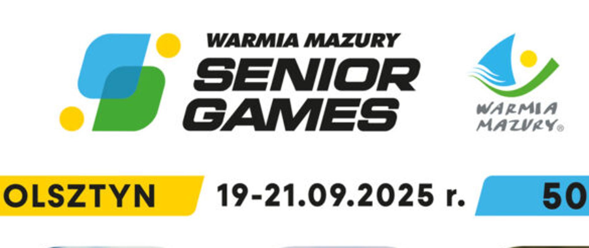 Warmia-Mazury Senior Games 2025 - plakat
