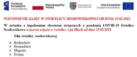 Wznowienie zajęć świetlic