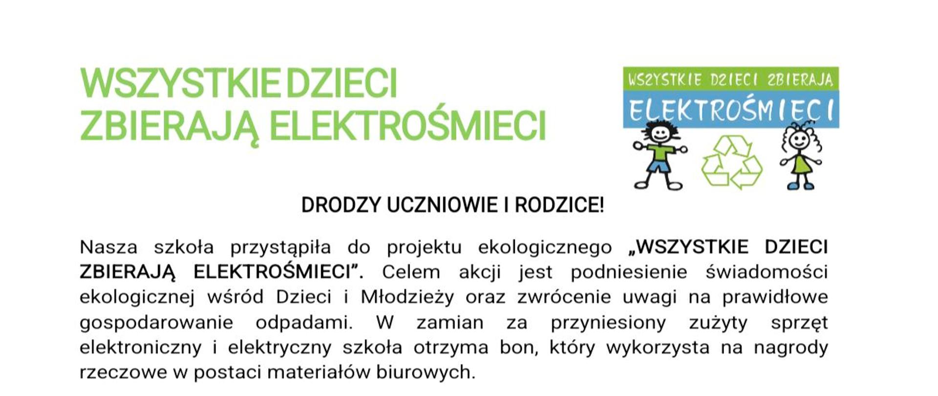 Zbiórka Elektrośmieci