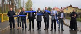 Przecięcie wstęgi w pobliżu styku Łap z Gąsówką