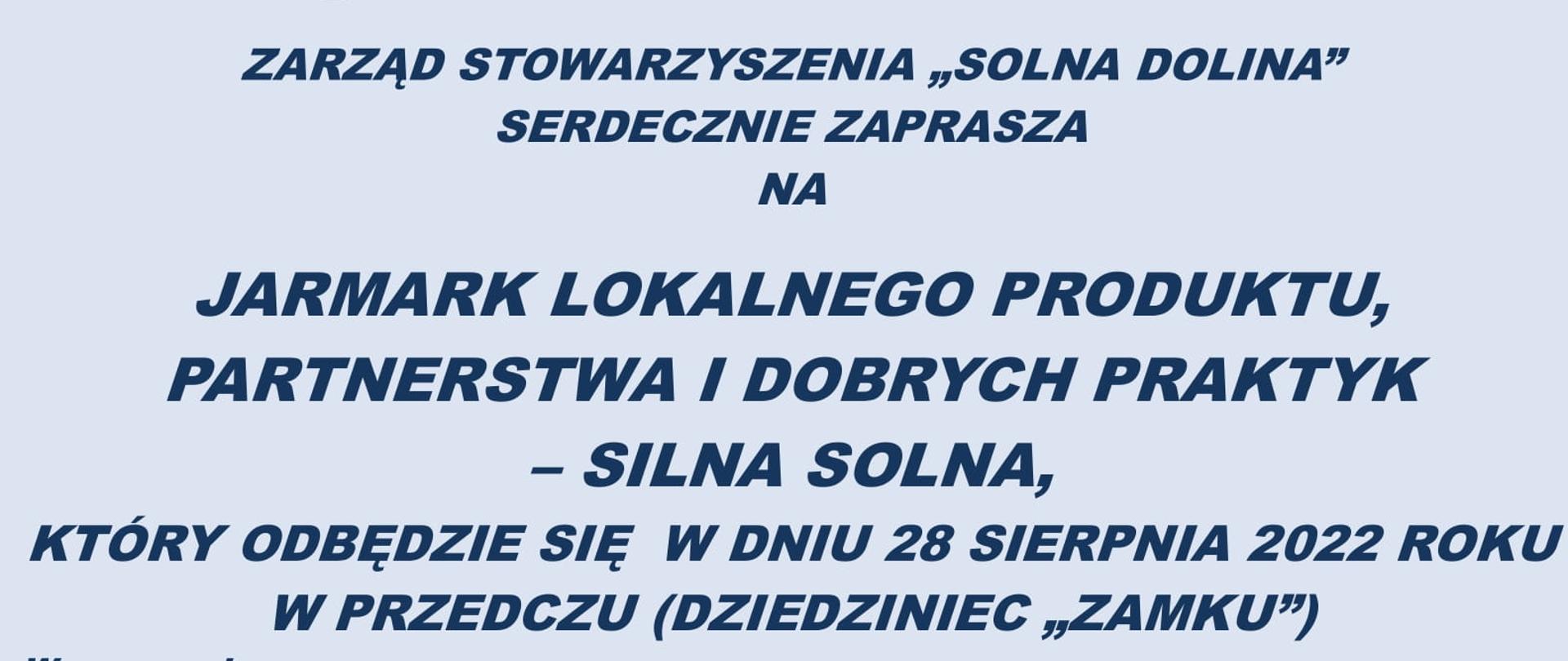 Plakat_Zaproszenie _Jarmark.2022