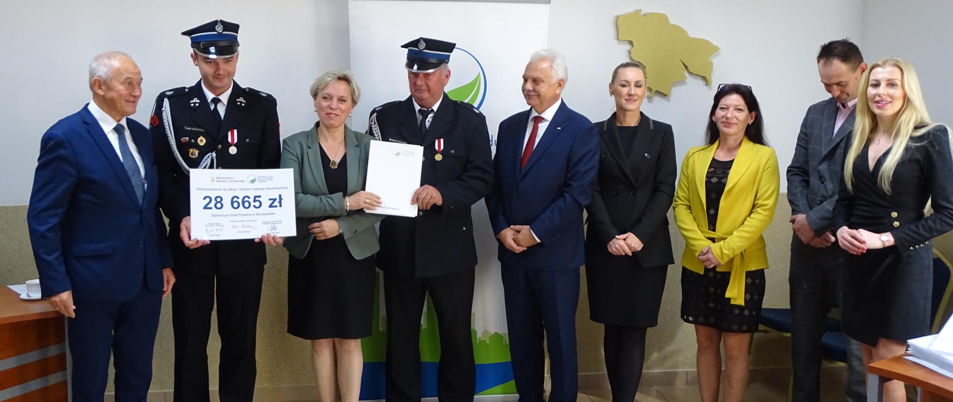 OSP Skrzeszew z pozyskanym dofinansowaniem