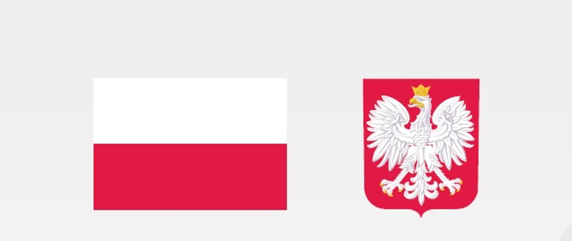 Flaga Polski, godło polski. Dofinansowano ze środków budżetu państwa. Dofinansowanie wynagrodzeń pracowników jednostek organizacyjnych pomocy społecznej w postaci dodatku motywacyjnego na lata 2024-2027
