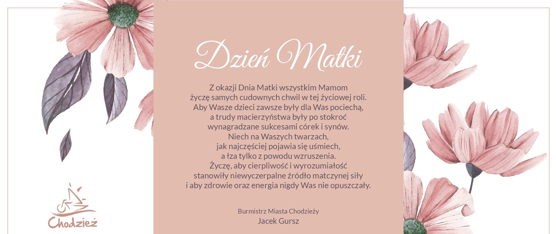 Życzenia z okazji Dnia Matki 