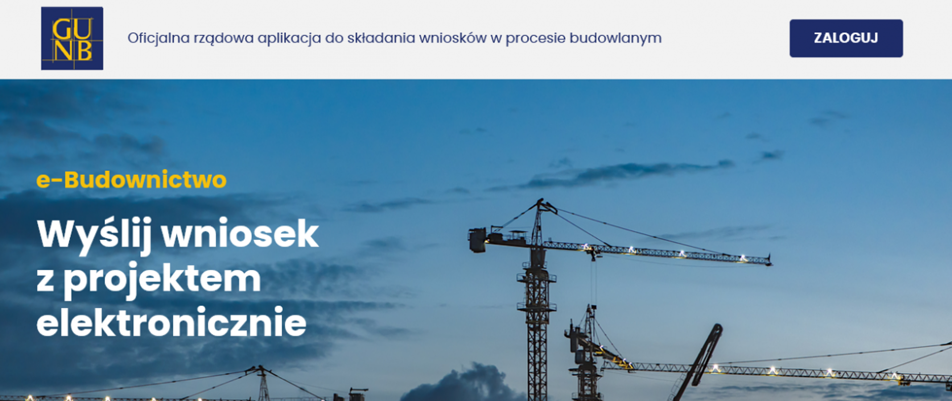 e-Budownictwo. Wyślij wniosek z projektem elektronicznie