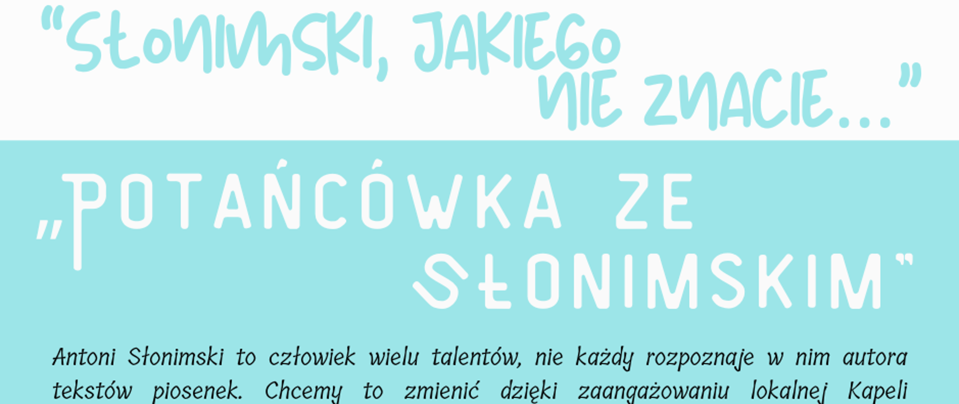 grafika opisująca działanie Potańcówka z "Konstantynowiakami"