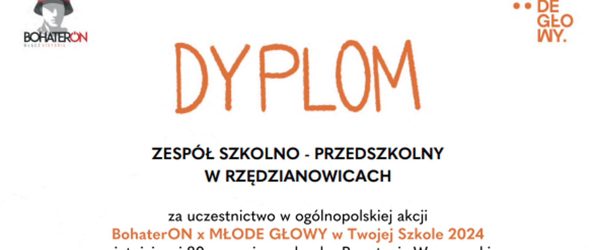 podziękowanie