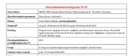 Ostrzeżenie meteorologiczne
