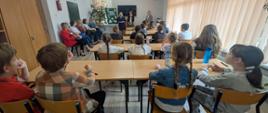 Pani Dyrektor wita gości