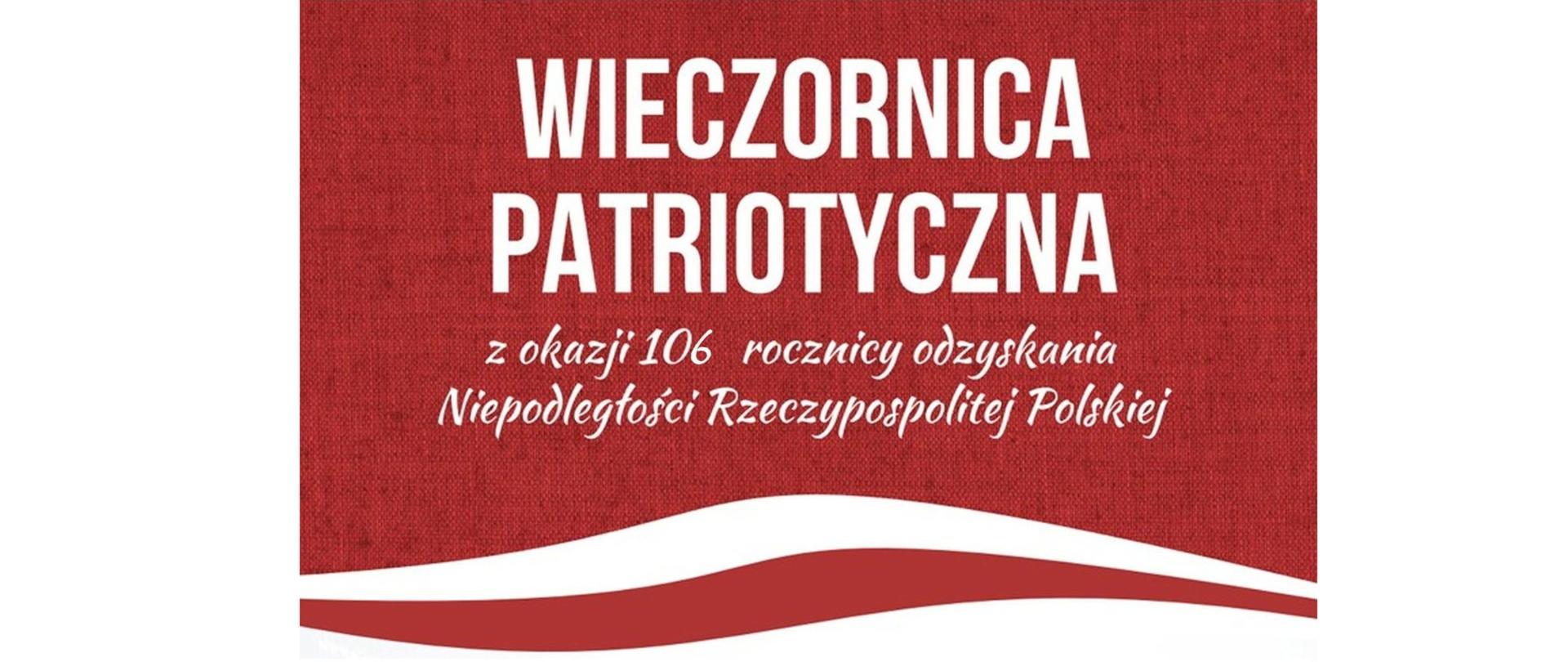 Plakat Wieczornica 10 listopada 2024