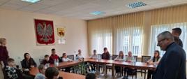 gminne eliminacje Ogólnopolskiego Turnieju Wiedzy Pożarniczej „Młodzież Zapobiega Pożarom”.