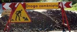 Uwaga - zamknięta droga - Nowy Goniwilk
