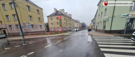 zdjęcie drogi powiatowej nr 1993B, czyli ulicy rtm. W. Pileckiego w Zambrowie na długości 754 m od skrzyżowania z ul. Wilsona do skrzyżowania z ulicą Żytnią w Zambrowie