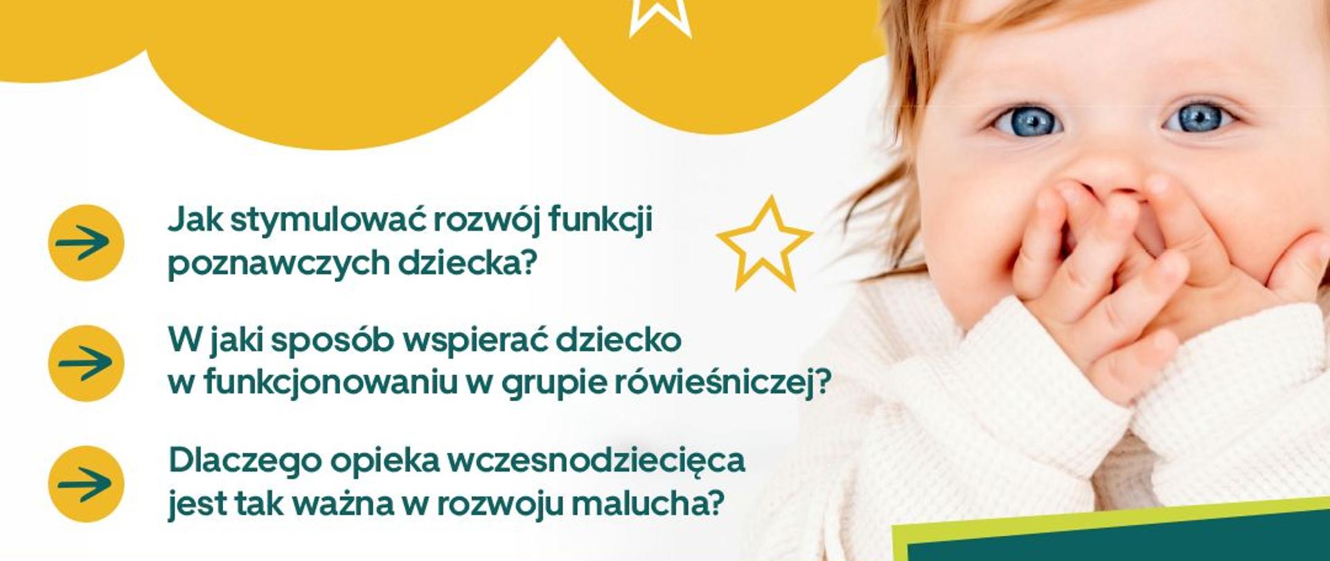 Na plakacie wizerunek dziecka, obok informacje o wydarzeniu, zawarte w artykule