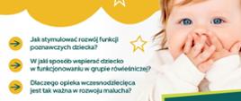 Na plakacie wizerunek dziecka, obok informacje o wydarzeniu, zawarte w artykule