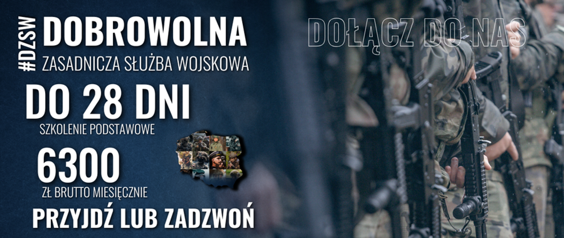 Wojskowe Centrum Rekrutacji w Brzegu ogłasza nabór do Dobrowolnej Zasadniczej Służby Wojskowej