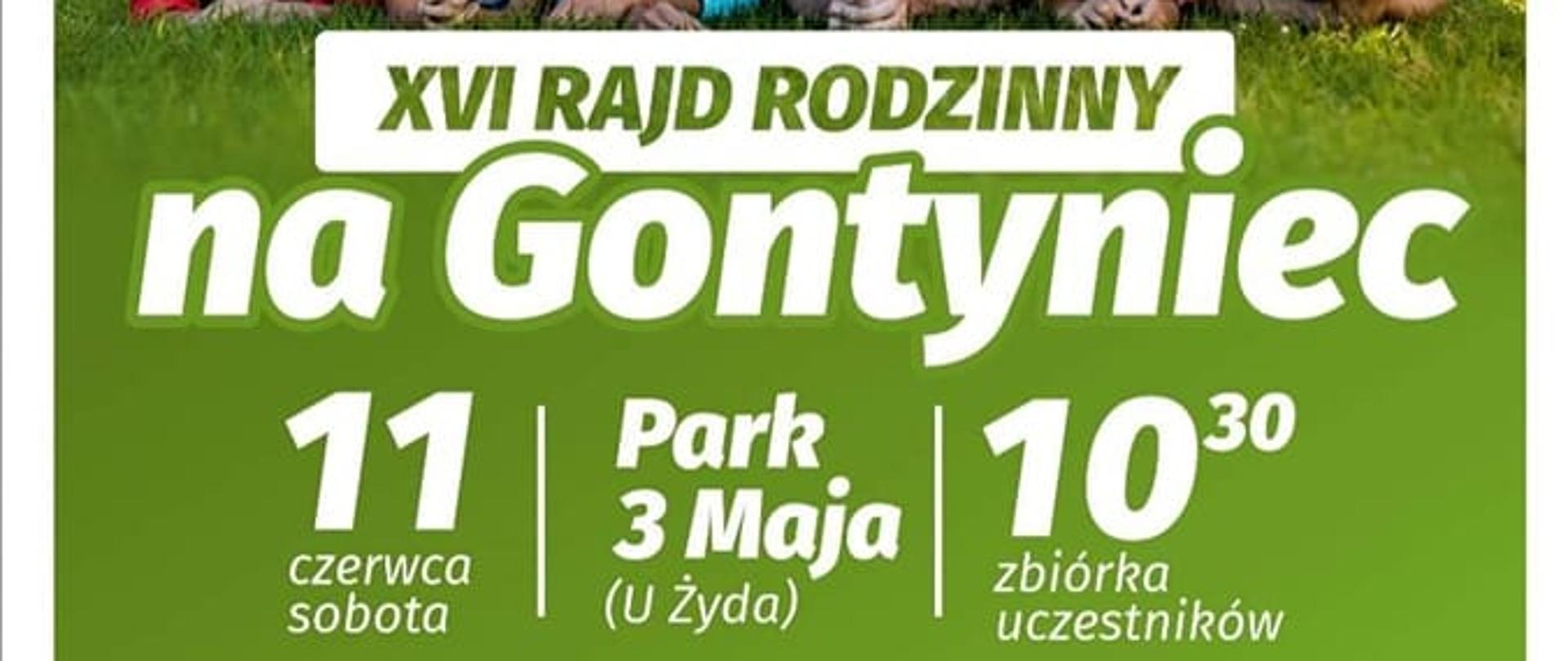 Plakat, grafika - XVI Rajd Rodzinny na Gontyniec