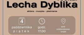 plakat koncert L. Dyblika 