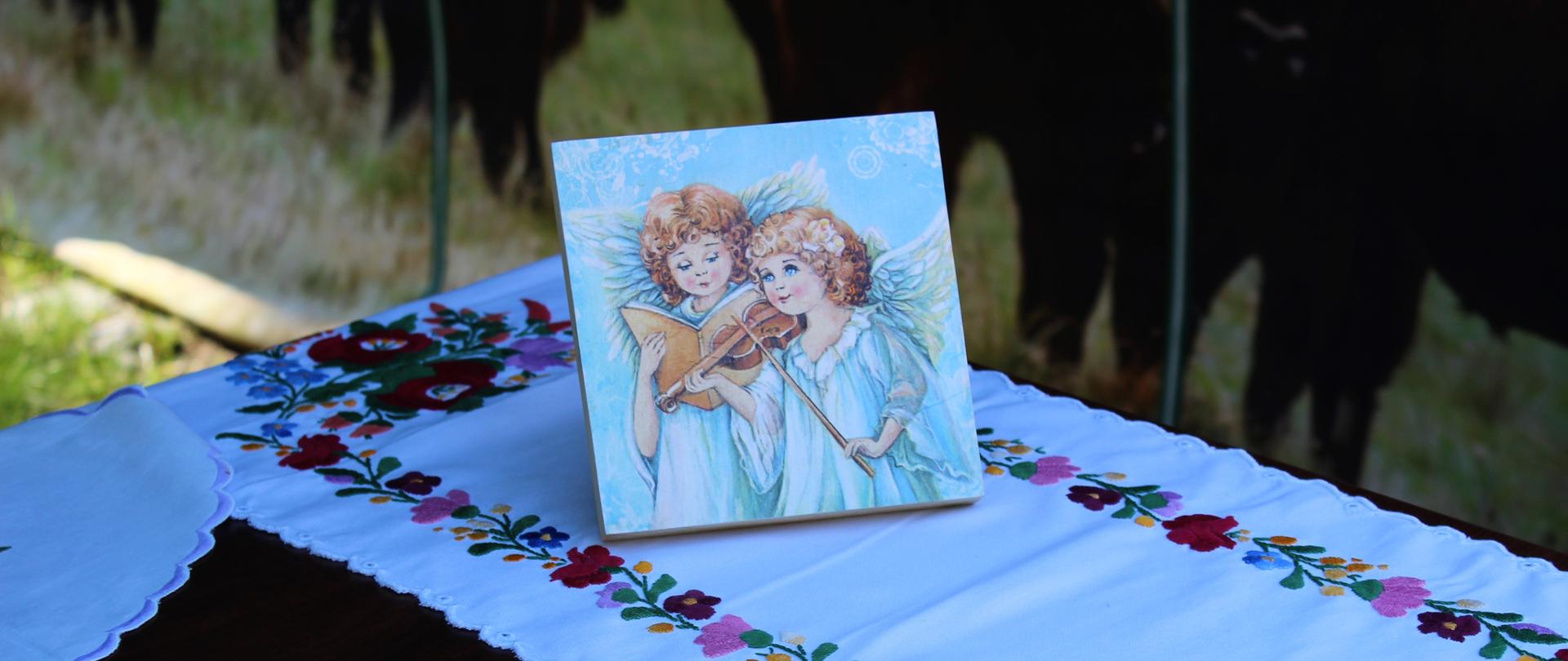 Rękodzieło - koronki z Podlasia i decoupage