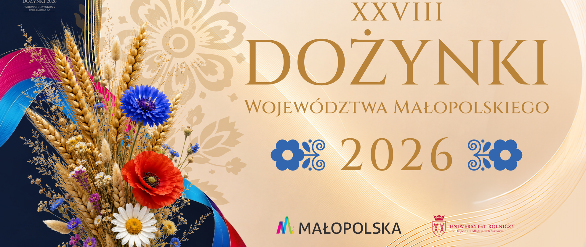 plakat dożynki województwa małopolskiego 2026