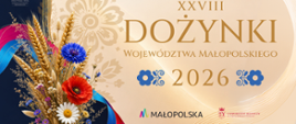 plakat dożynki województwa małopolskiego 2026