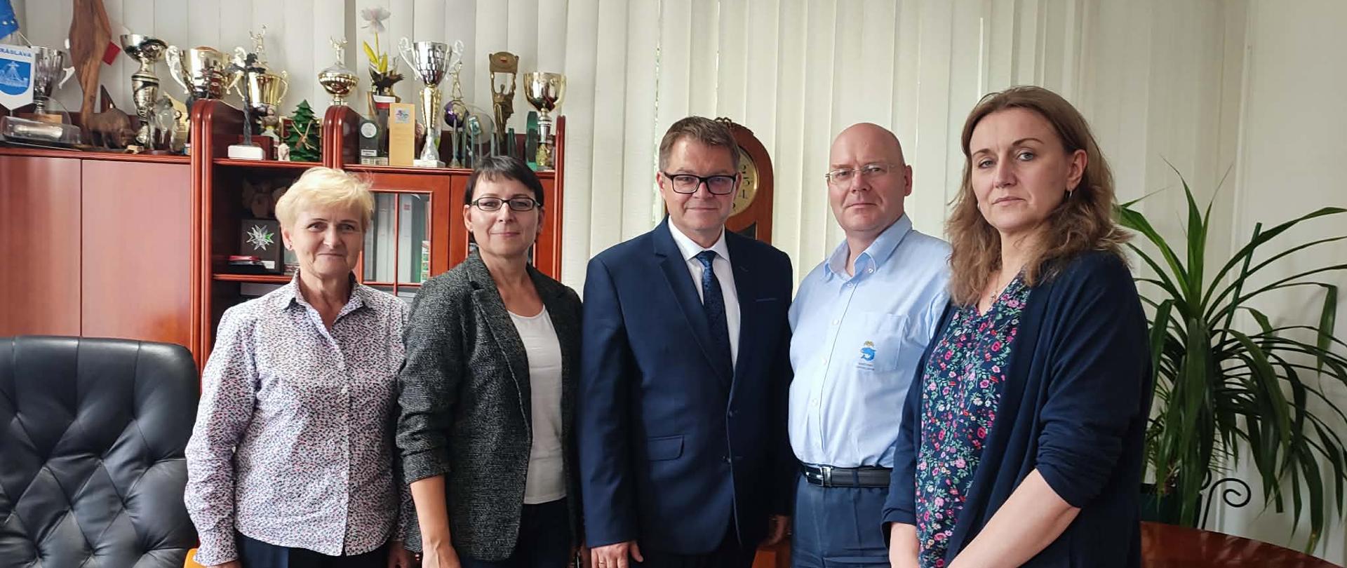Wizyta delegacji litewskiej u Burmistrza Miasta Hajnówka