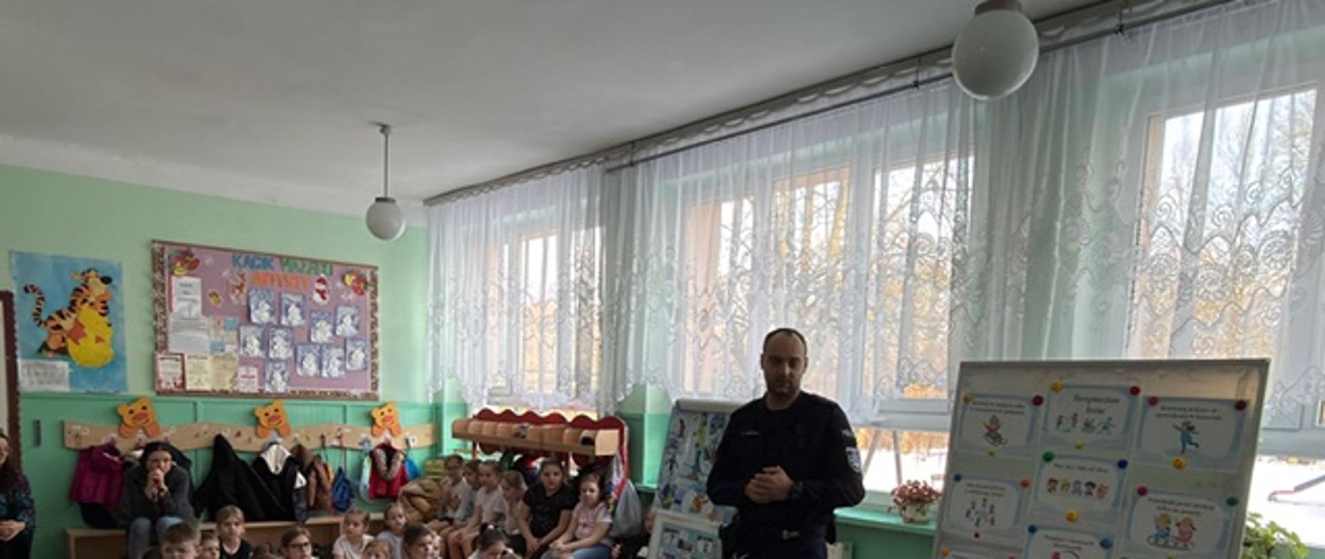 Bezpieczne ferie-spotkanie z policjantem