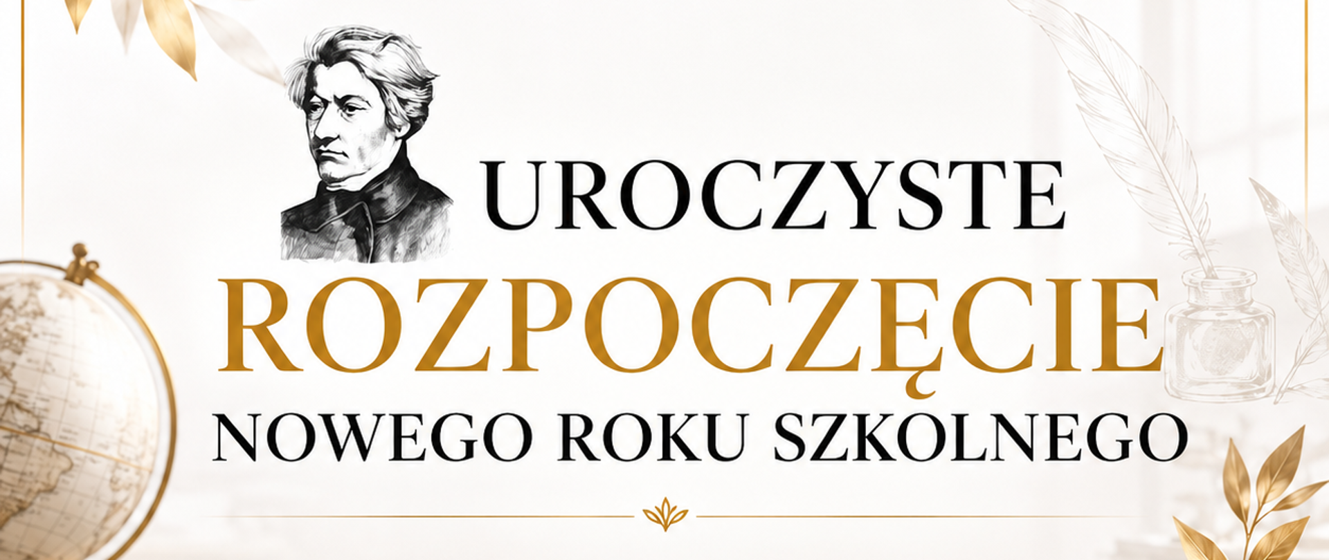 napis rozpoczęcie nowego roku szkolnego