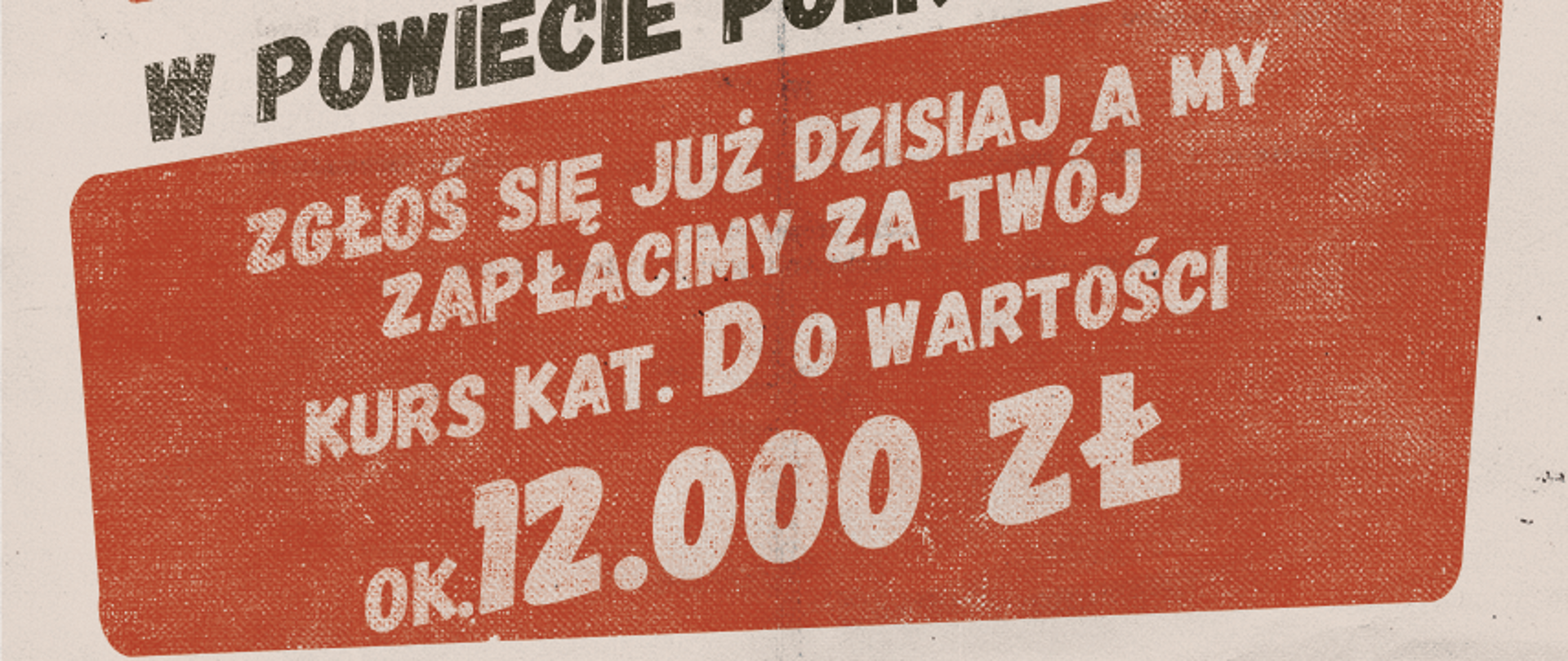 Plakat z żółtym autobusem i kobietą ubraną w elegancki strój 