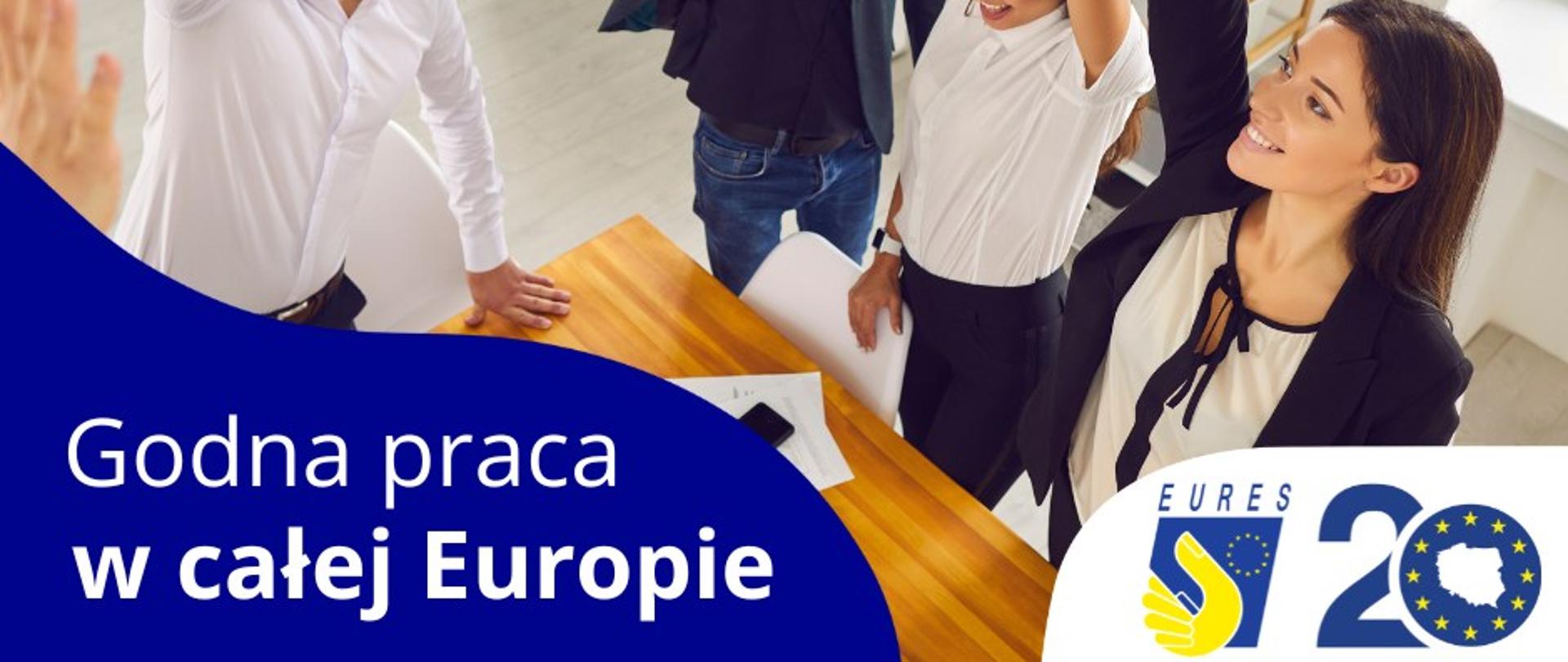plakat reklamujący pracę w europie