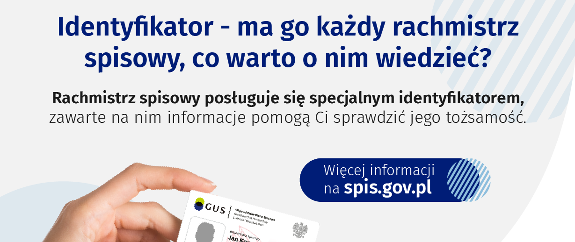Baner promujący udział w Spisie Powszechnym Ludności i Mieszkań 2021