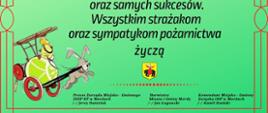 Zdrowych bezpiecznych i radosnych Świat Wielkiej Nocy, mokrego dyngusa, mnóstwo wiosennego optymizmu oraz samych sukcesów. Wszystkim strażakom oraz sympatykom pożarnictwa życzą Prezes Zarządu M-G ZOS RP w Mordach Jerzy Danielak, Burmistrz Miasta I Gminy Mordy Jan Ługowski, Komendant M-G Związku OSP w Mordach Kamil Stański.