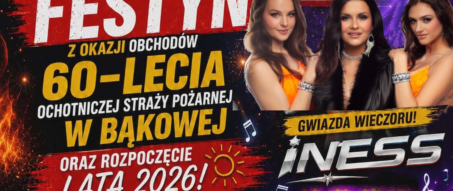 Festyn z okazji obchodów 60-lecia OSP Bąkowa oraz rozpoczęcia lata 2026 