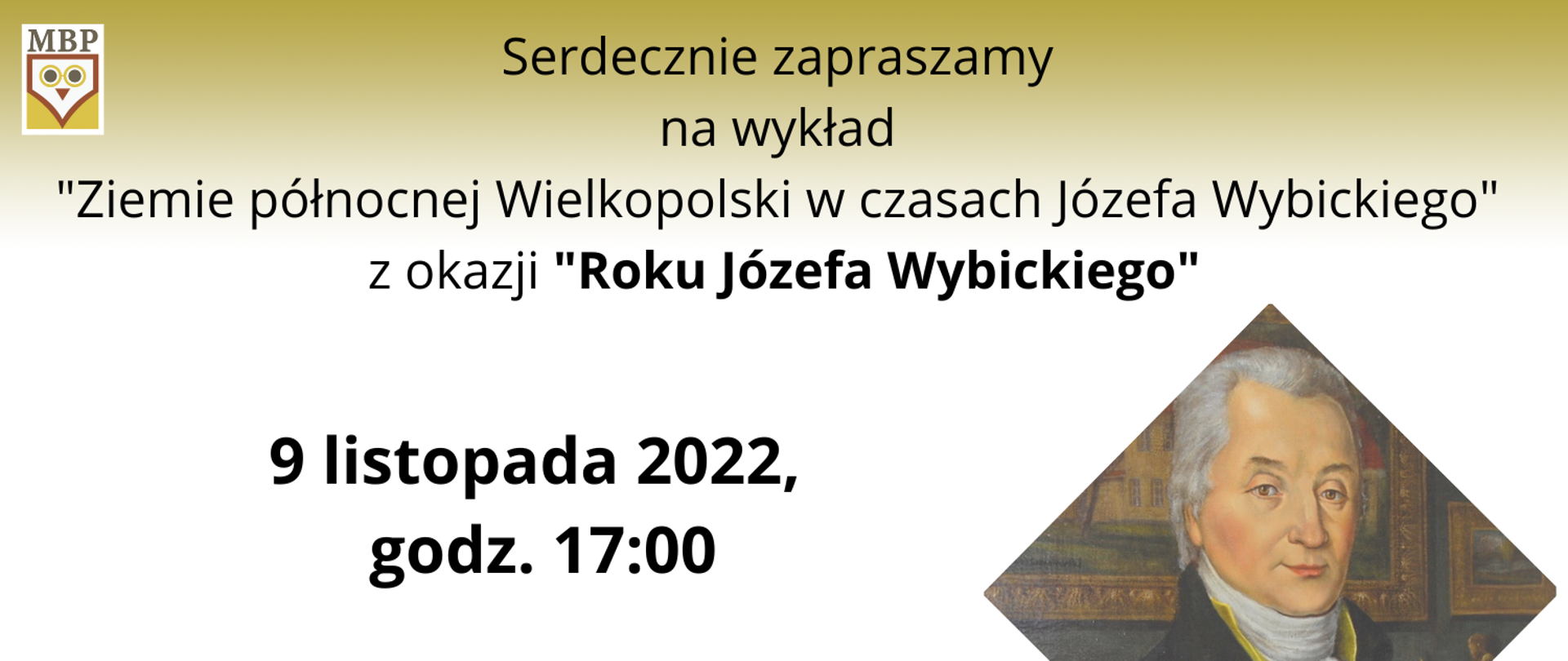 Zaproszenie na wykład w chodzieskiej bibliotece 