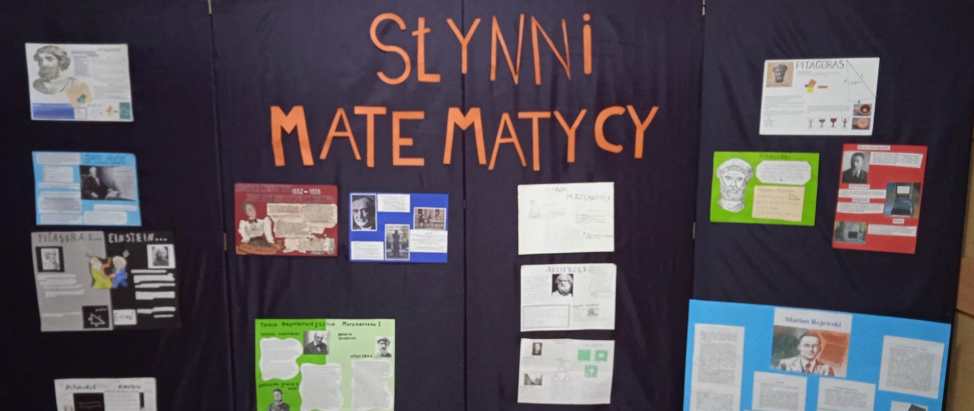 szkolny konkurs „Słynni Matematycy”