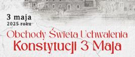 Plakat Obchody święta uchwalenia Konstytucji 3 maja