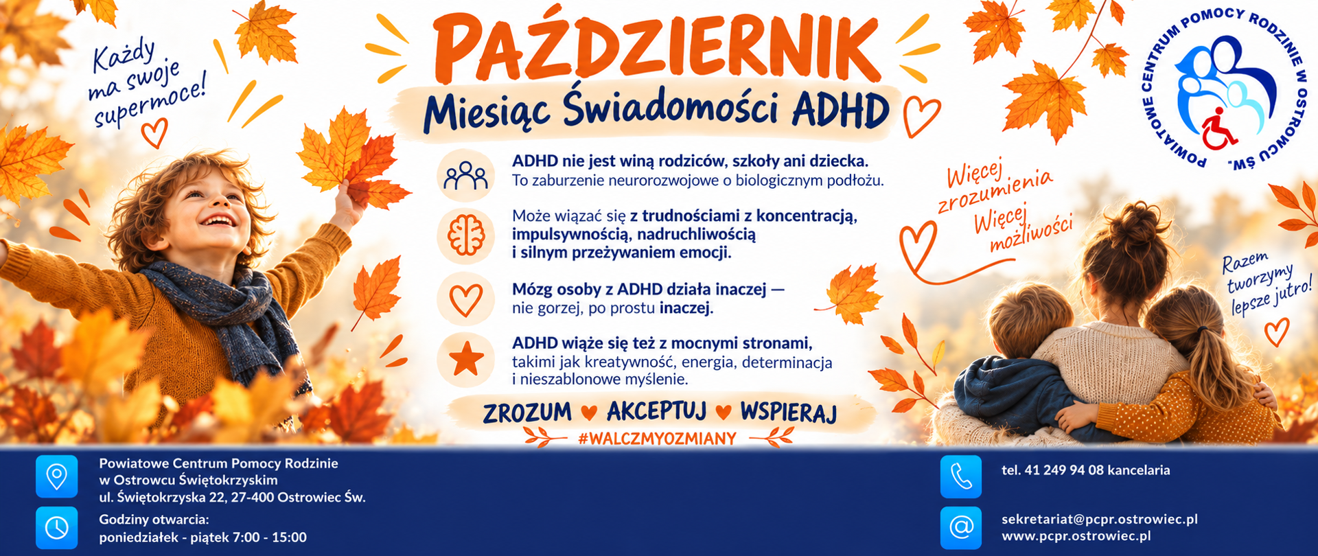 Październik – Miesiąc Świadomości ADHD