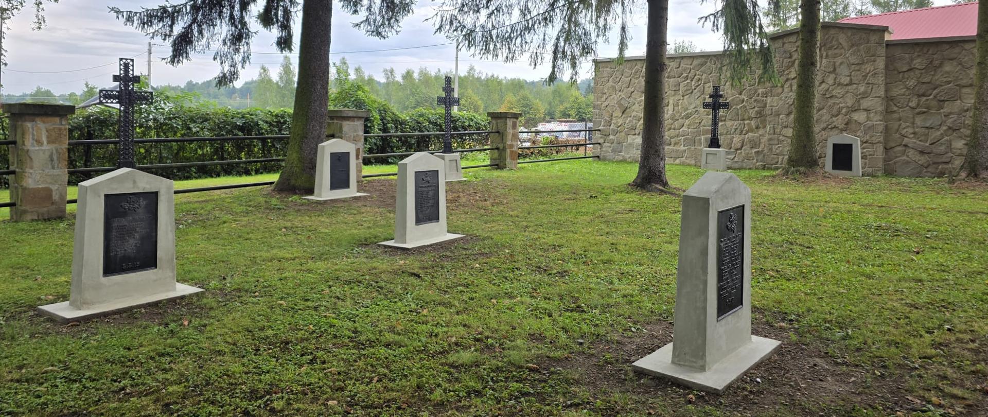 Cmentarz z I wojny światowej nr 16 w Osobnicy - prace konserwatorskie 