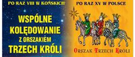 Wspólne kolędowanie z orszakiem Trzech Króli