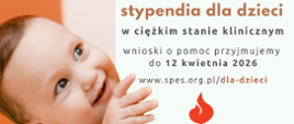 Stypendia dla dzieci w ciężkim stanie klinicznym